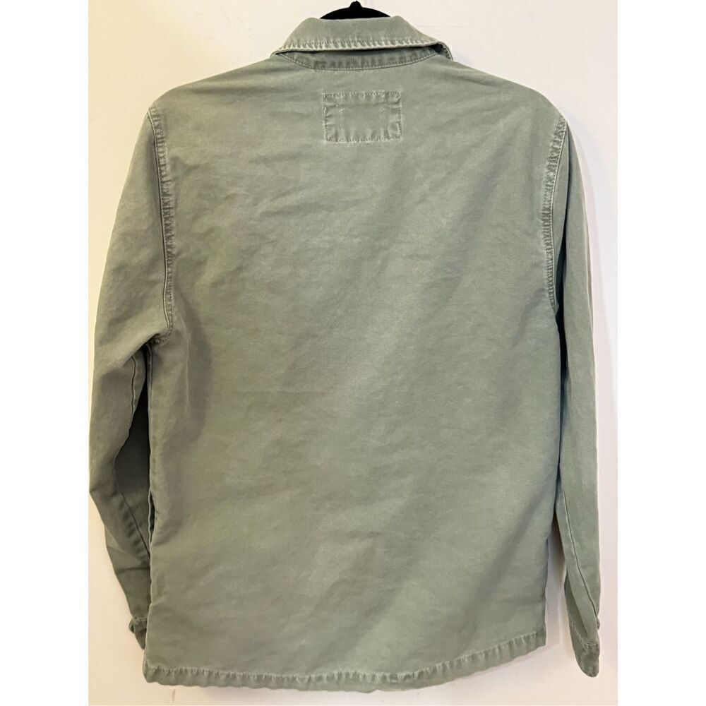 Zara Green Cotton Military Jacket M - Picture 7 of 7